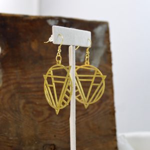 brass earrings made in buffalo ny gift shop